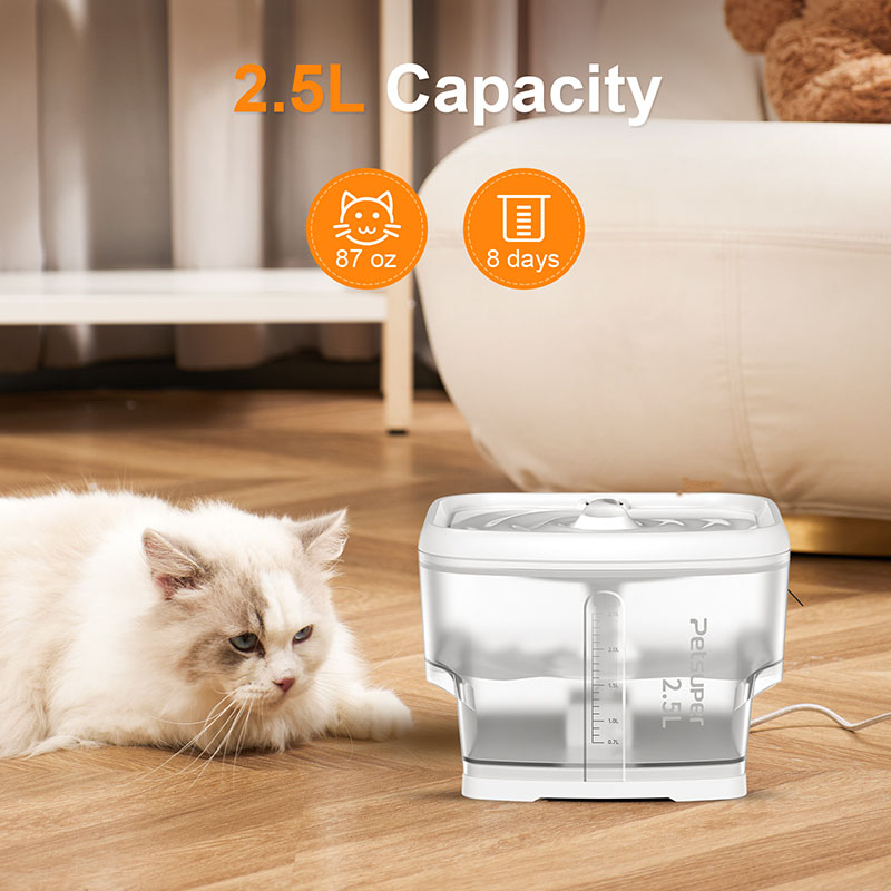 automatic pet water fountain with filter