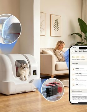 self-cleaning litter box